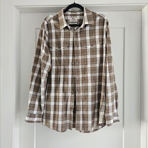 Fjallraven MENS Singi Flannel Shirt XL Cotton Wool Blend